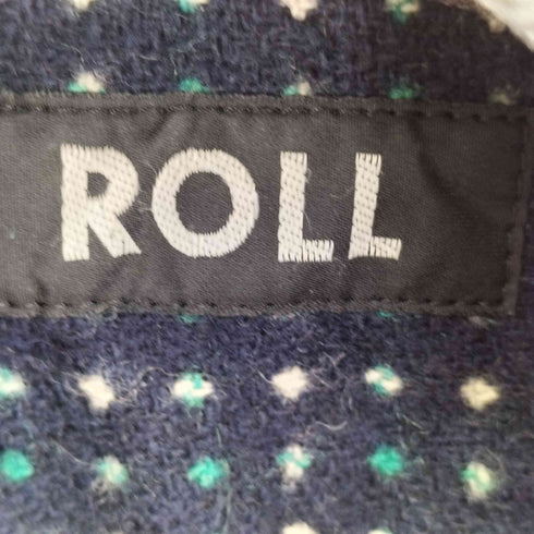 ロール ROLL アンゴラ混 オープンカラーシャツ メンズ JPN:M